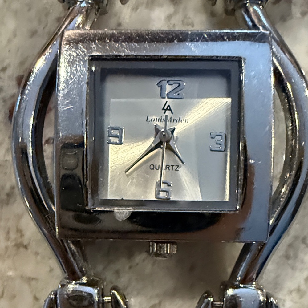 Louis Arden Silver Quartz Watch